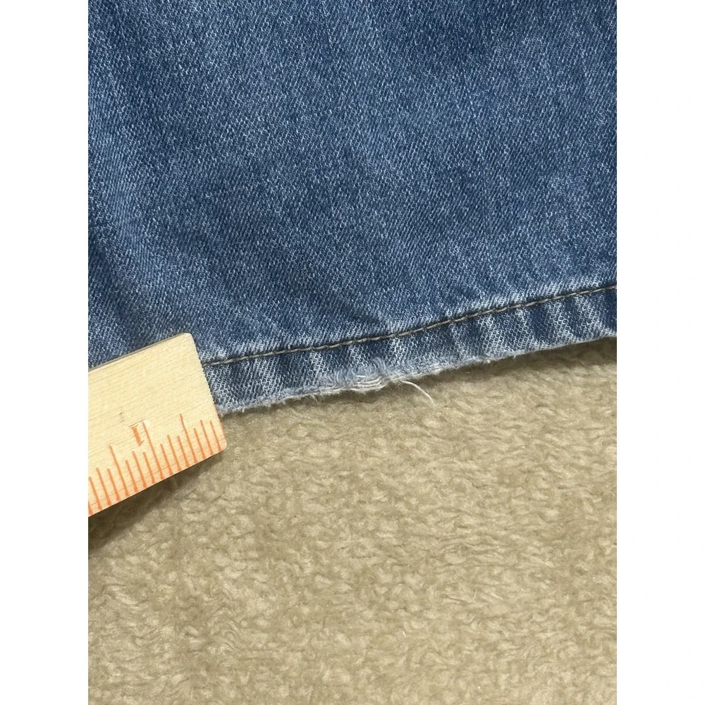 Request Jeans -  Distressed White Wash Blue‎ Denim - Men's size 36x30 RN97628
